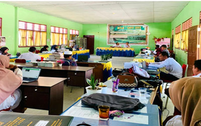 Menuju Madrasah Digital, Dewan Guru MTsN 1 Gayo Lues adakan Raker Bulanan